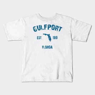 Vintage Gulfport Florida Kids T-Shirt